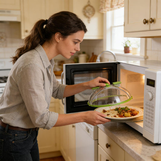 Microwave Splatter Cover For Food