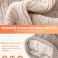 3 in 1 Winter Warmer Beanie Fleece Lined Knit Hat Scarf Gloves Gift Set