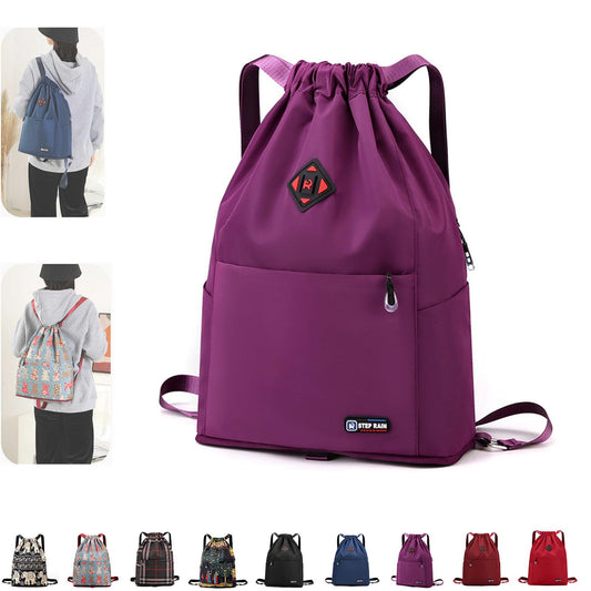 Lightweight Foldable Waterproof Drawstring Backpack