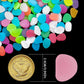 Colorful Glow-in-the-Dark Garden Stones