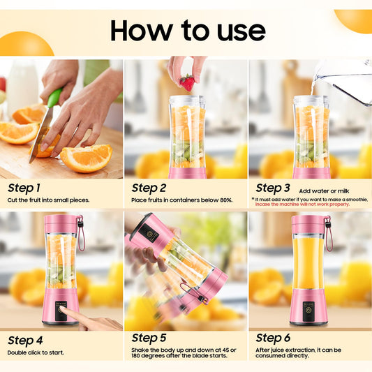Cordless Portable Personal Size Blender