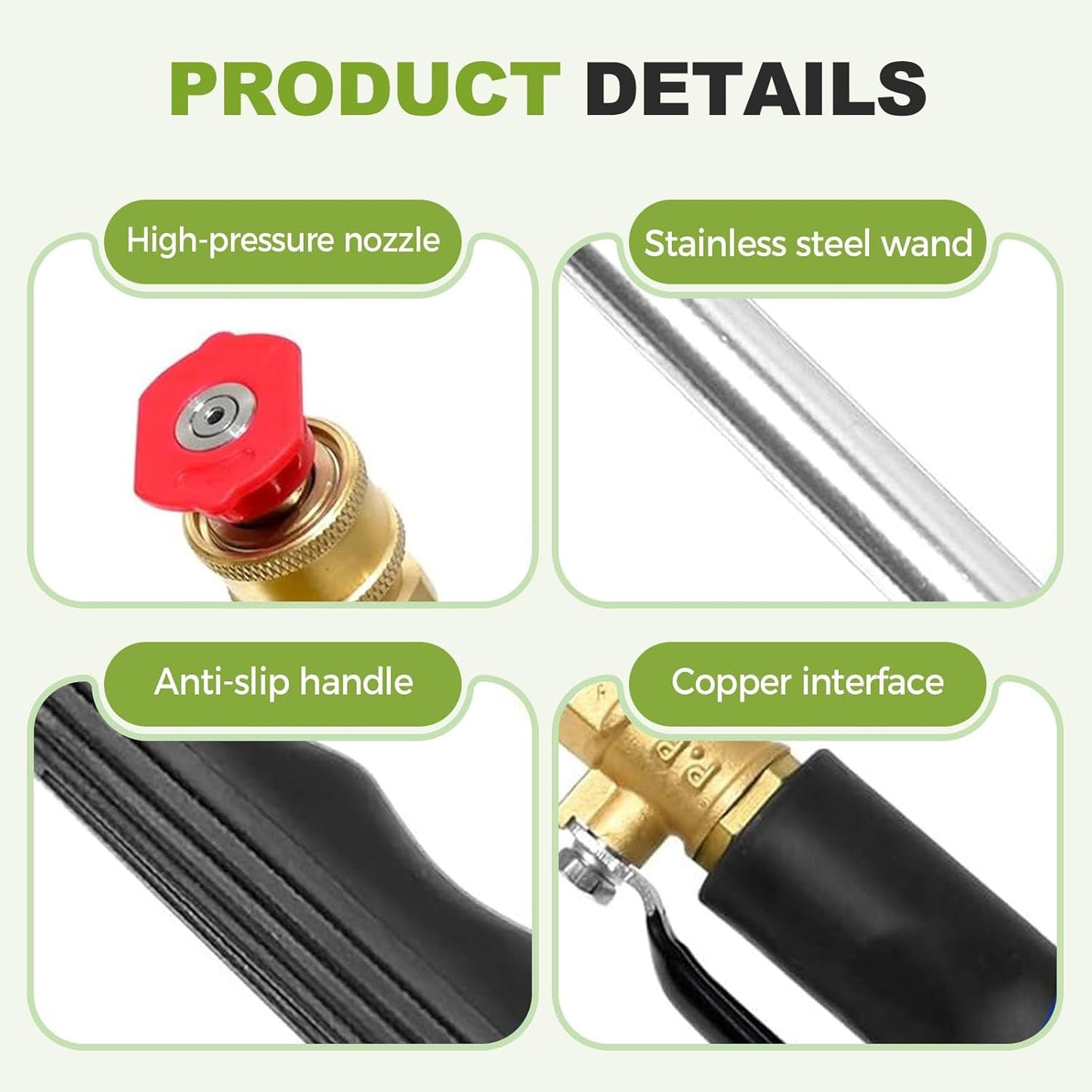 Jet Nozzle Power Washer for Garden Hose