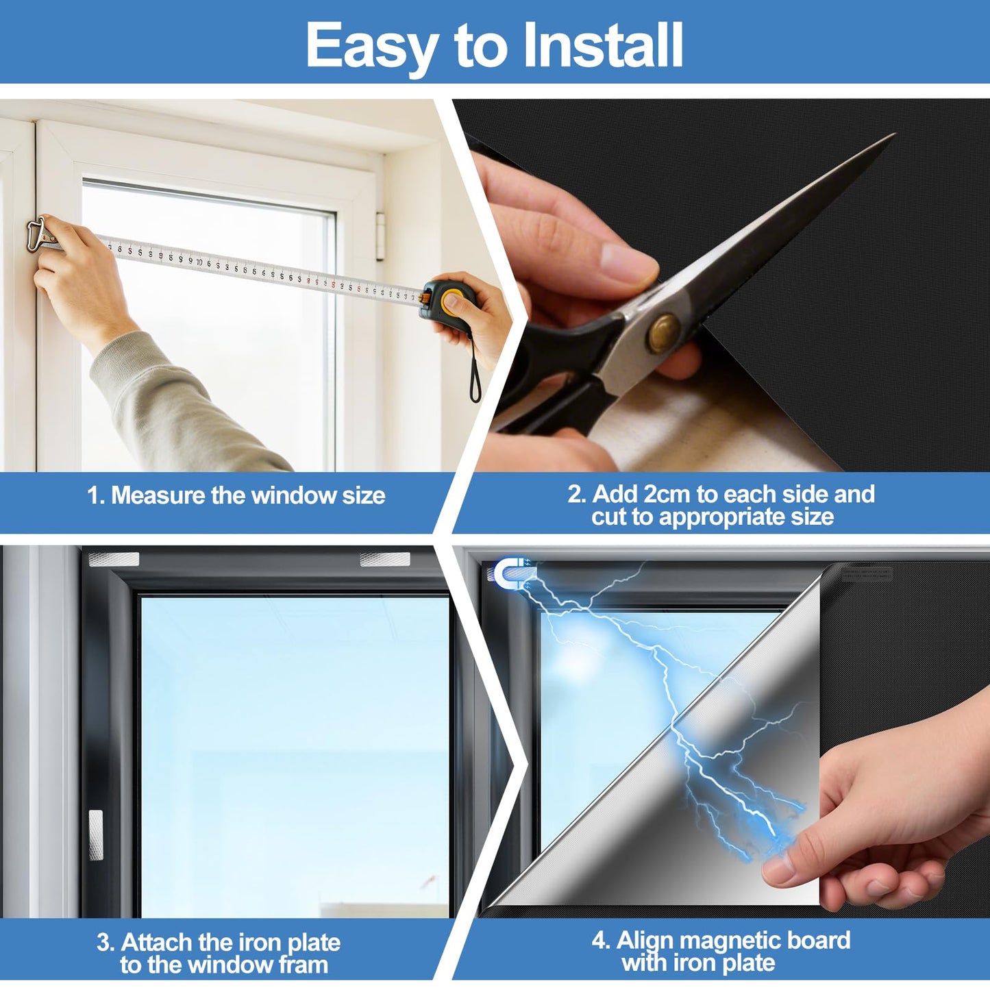 Magnetic Black Out Window Cover