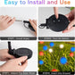 Solar Garden Lights Red White Blue 4th of July Decorations
