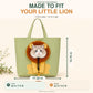 Lion Costume Portable Pet Canvas Carrier Shoulder Bag