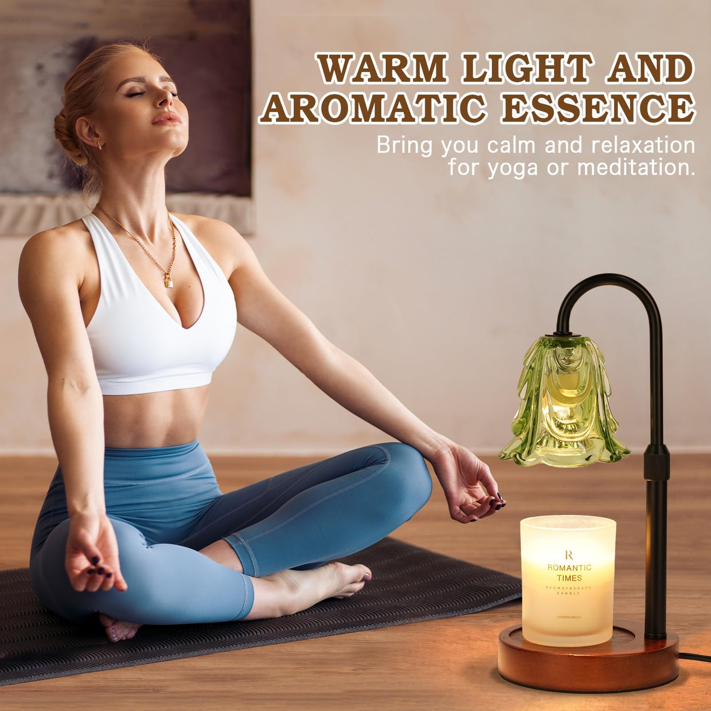 Adjustable Flower Warmer Small Candle Lamp (No Candle)