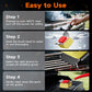 Bristle Free Grill Brush Replaceable Head for Outdoor Grill Cleaning