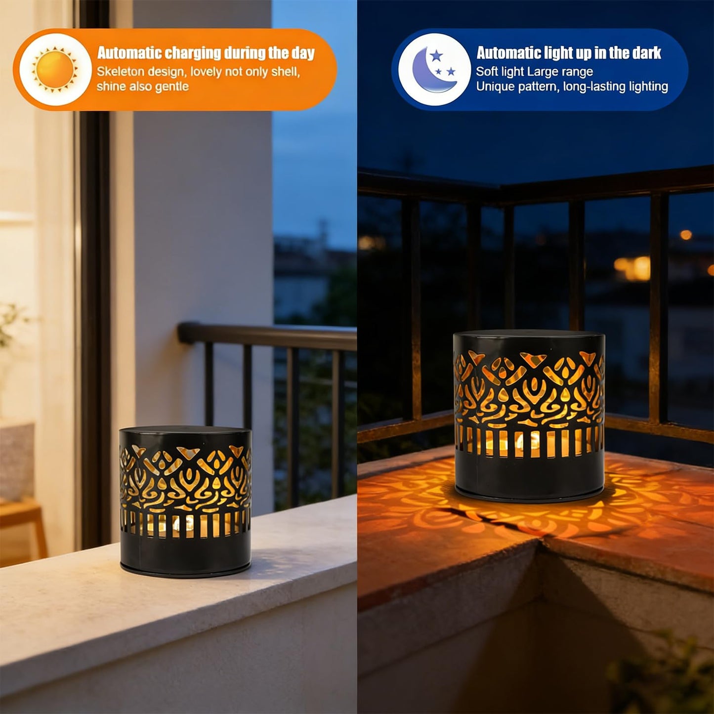 Solar Decorative Mandala Lamp For Garden & Patio
