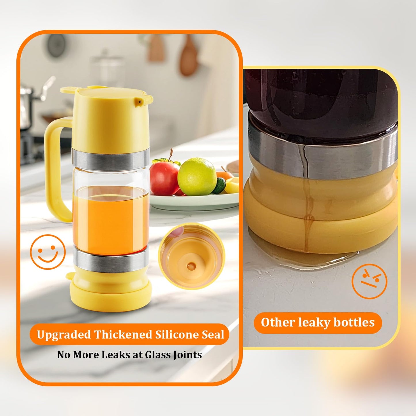 Honey Dispenser No Drip with Base