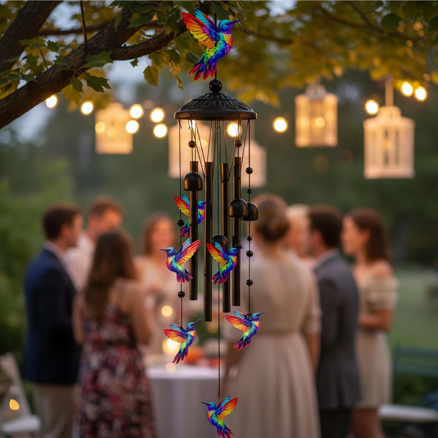 Hummingbird Wind Chimes for Outside