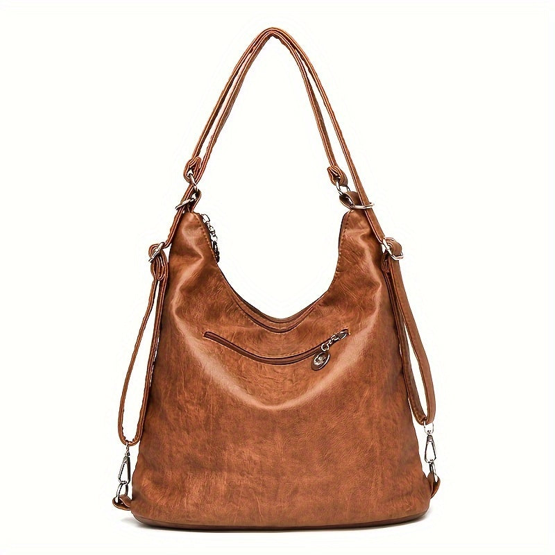 Women's Convertible Multi-Pocket Shoulder Bag