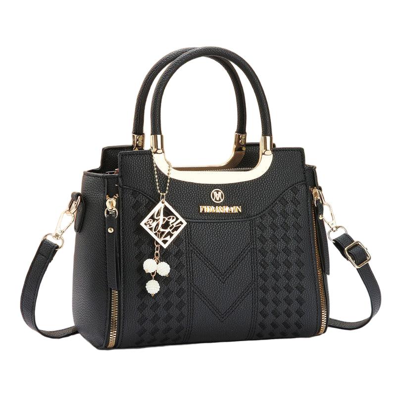 3 PCS Women's Elegant Embroidered Pattern Tote Bag