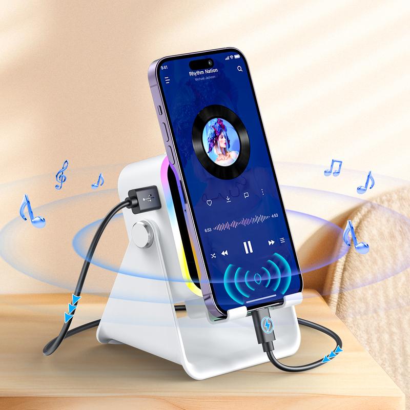 5-in-1 Wireless Induction Audio & Bluetooth Speaker
