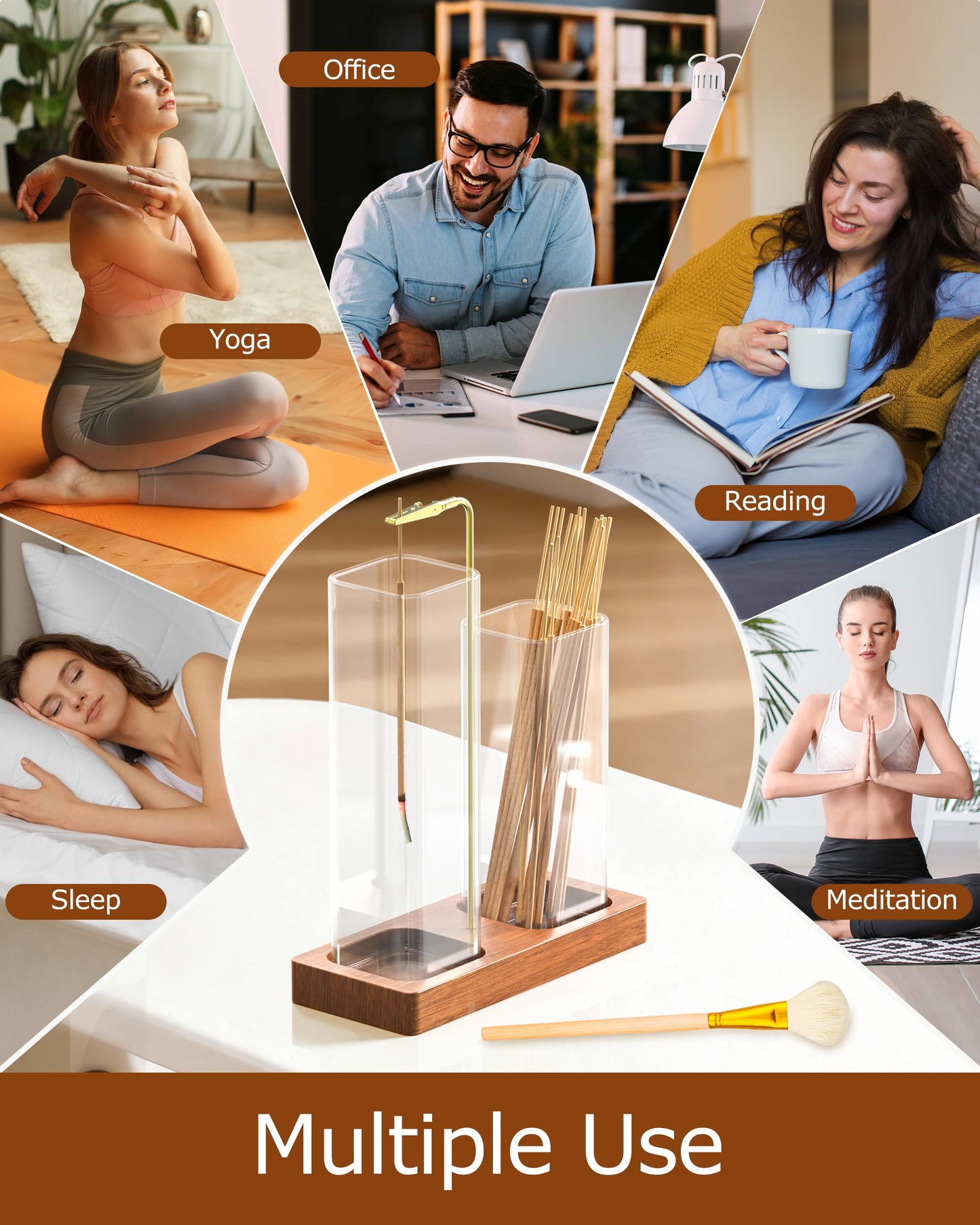 2 in 1 Incense Holder for Sticks