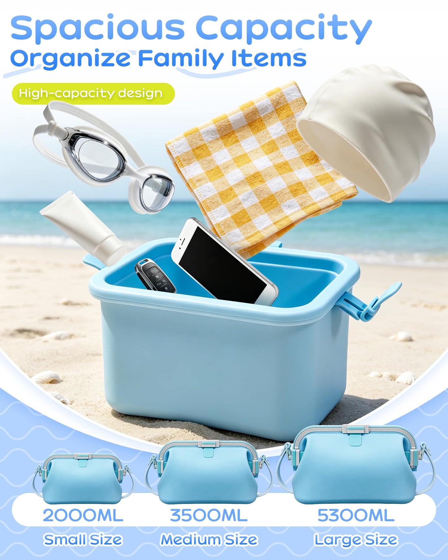Waterproof Silicone Tote Bag