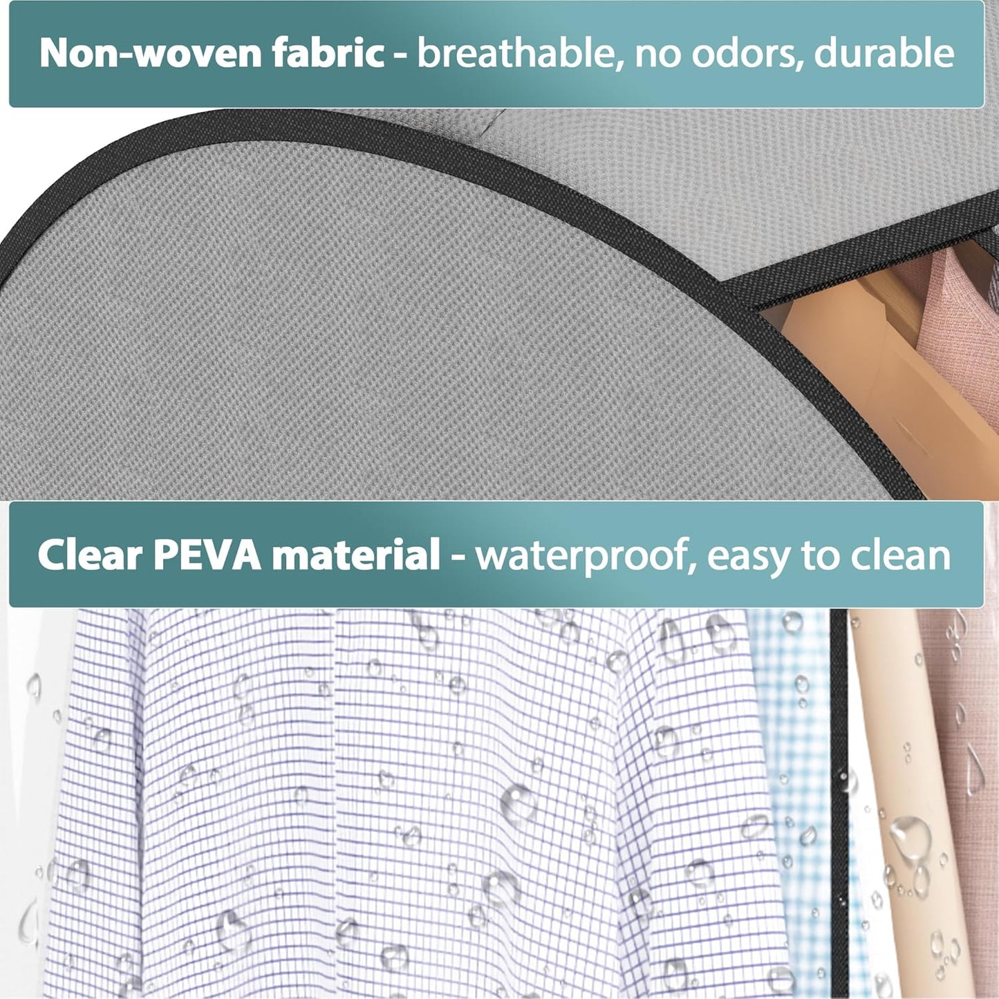 Gusseted Garment Bags for Hanging Clothes