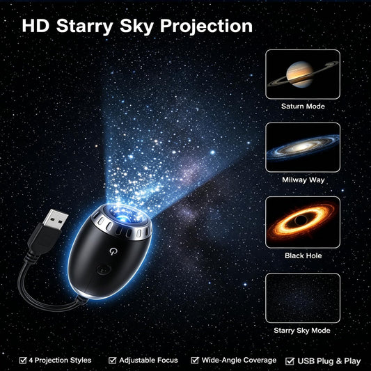 USB Portable Starry Sky Night Light
