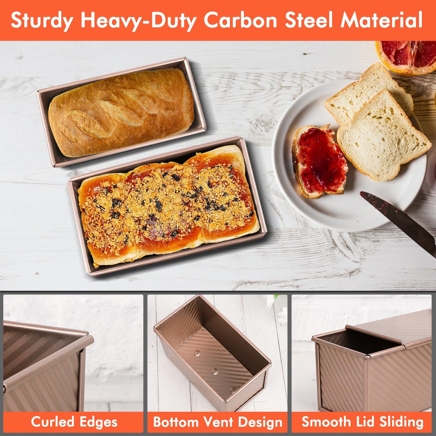 Pullman Loaf Pan with Lid