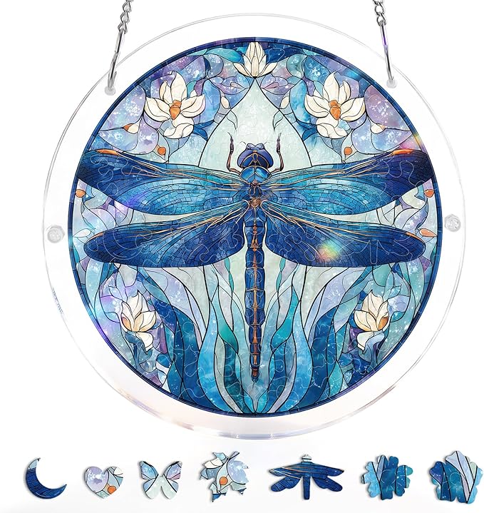 Buy 2 Get Free 1-Colorful Birds of Spring Sun Catchers Window
