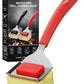 Bristle Free Grill Brush Replaceable Head for Outdoor Grill Cleaning