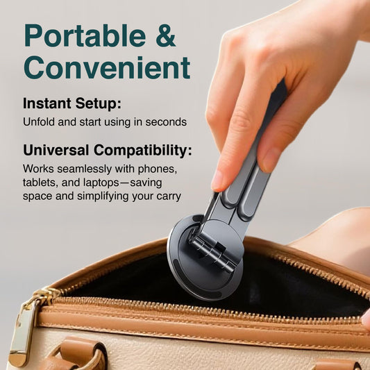 3 in 1 Magnetic Lightweight Foldable Laptop Stand