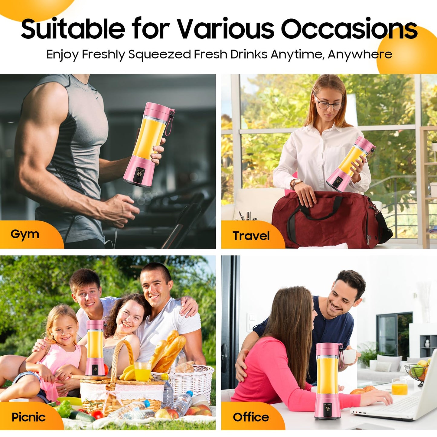 Cordless Portable Personal Size Blender