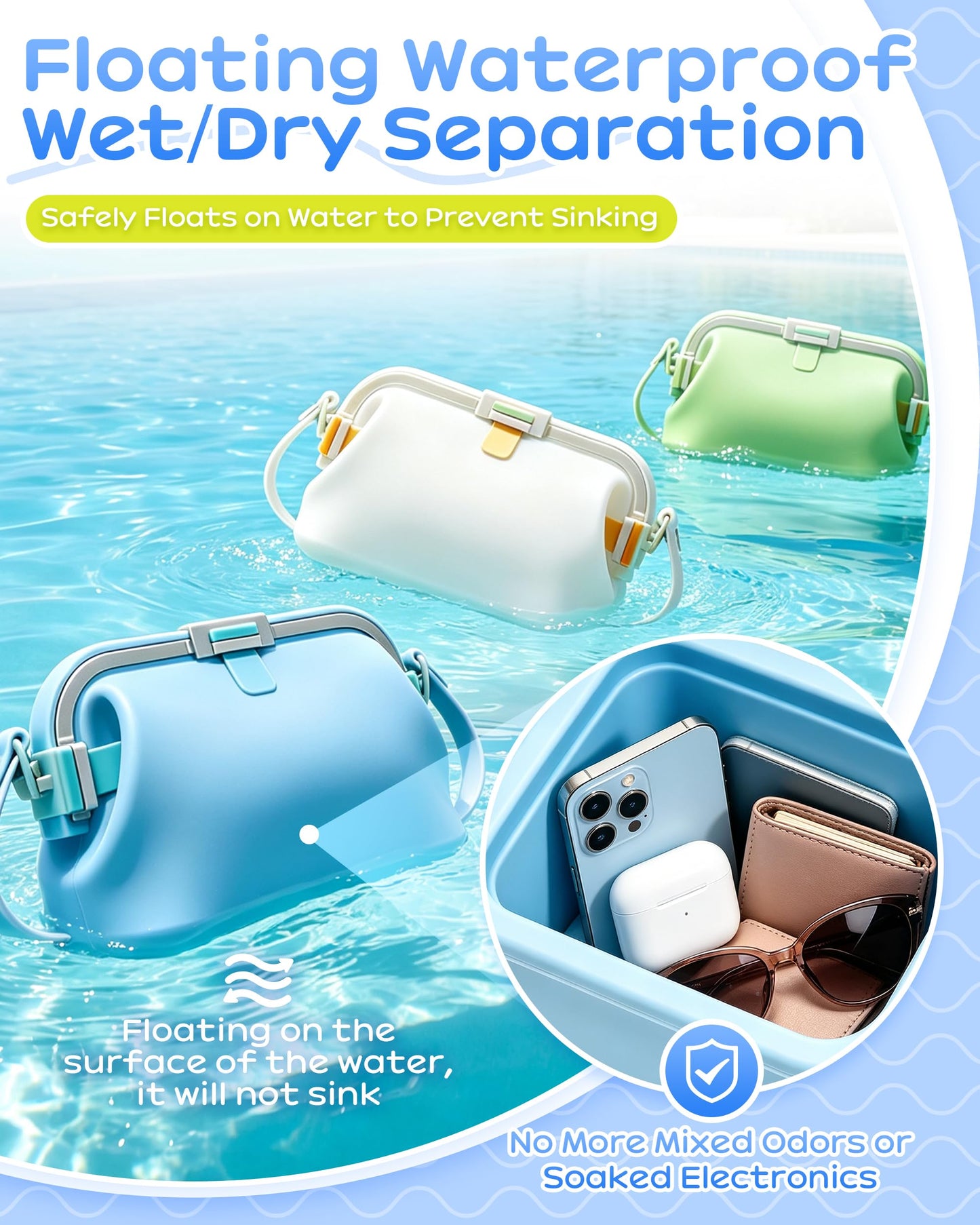 Waterproof Silicone Tote Bag