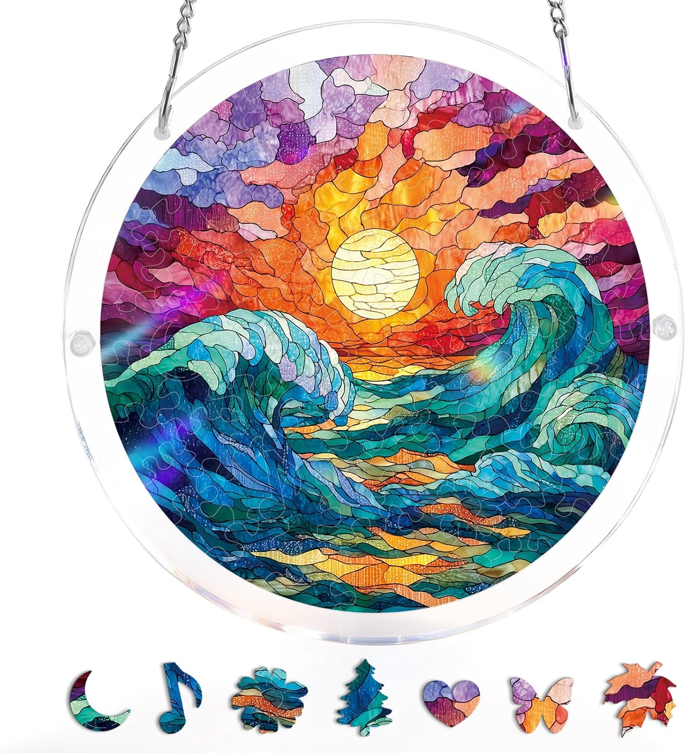 Buy 2 Get Free 1-Colorful Birds of Spring Sun Catchers Window