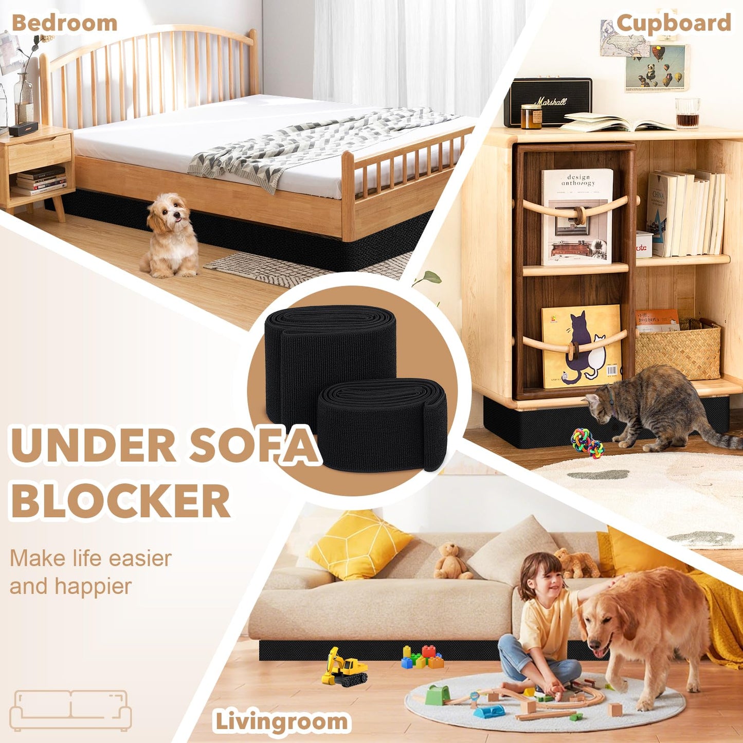 Adjustable Elastic Couch Blockers