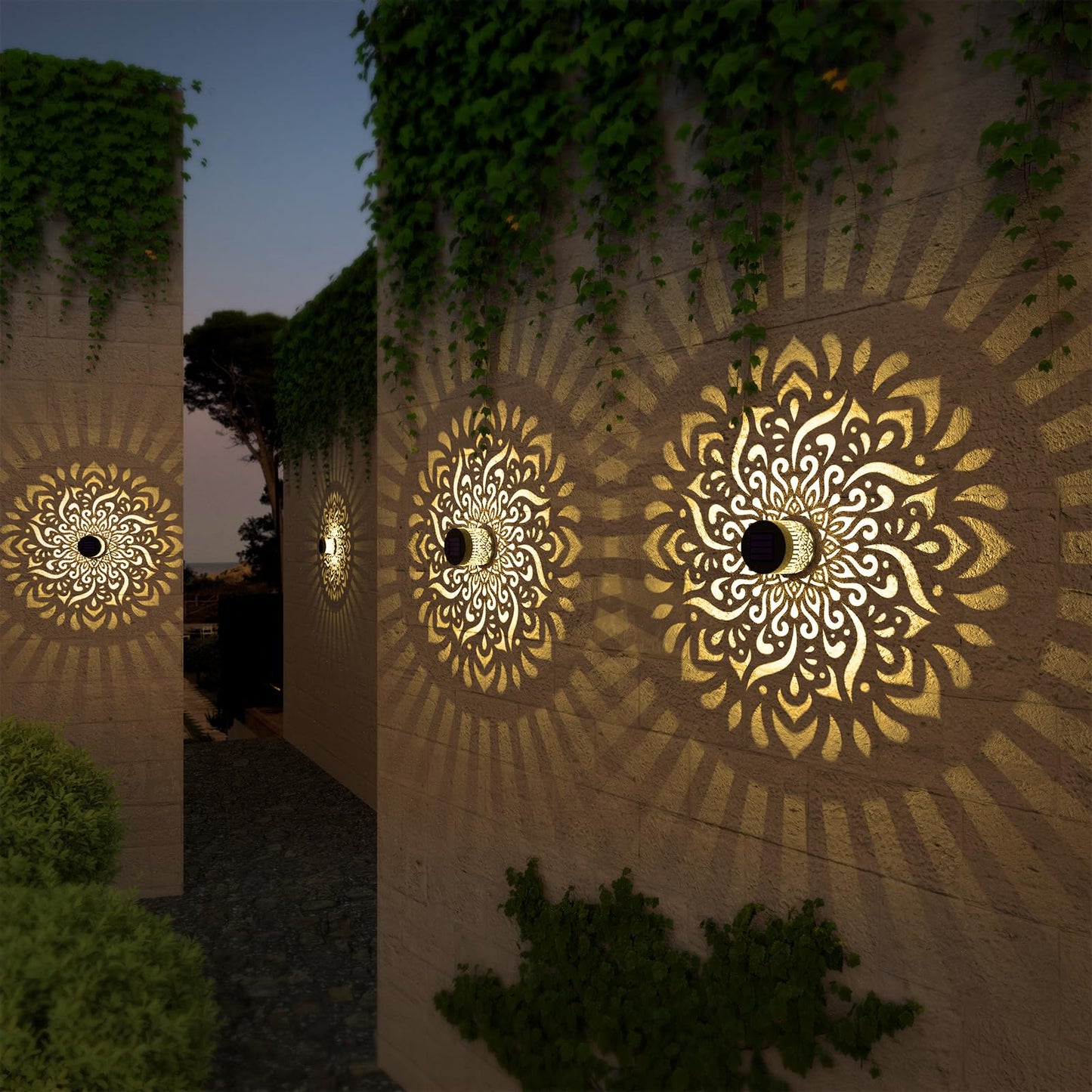 Solar Decorative Mandala Lamp For Garden & Patio