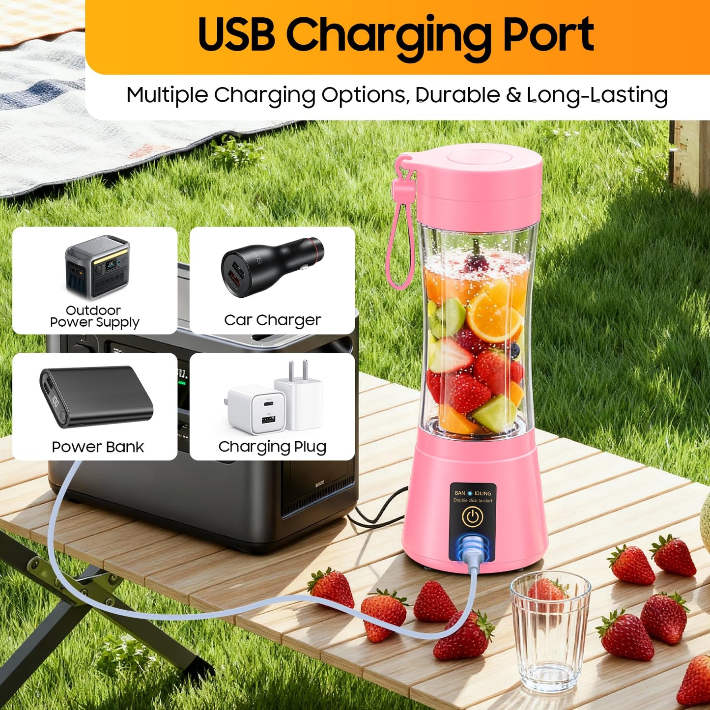 Cordless Portable Personal Size Blender