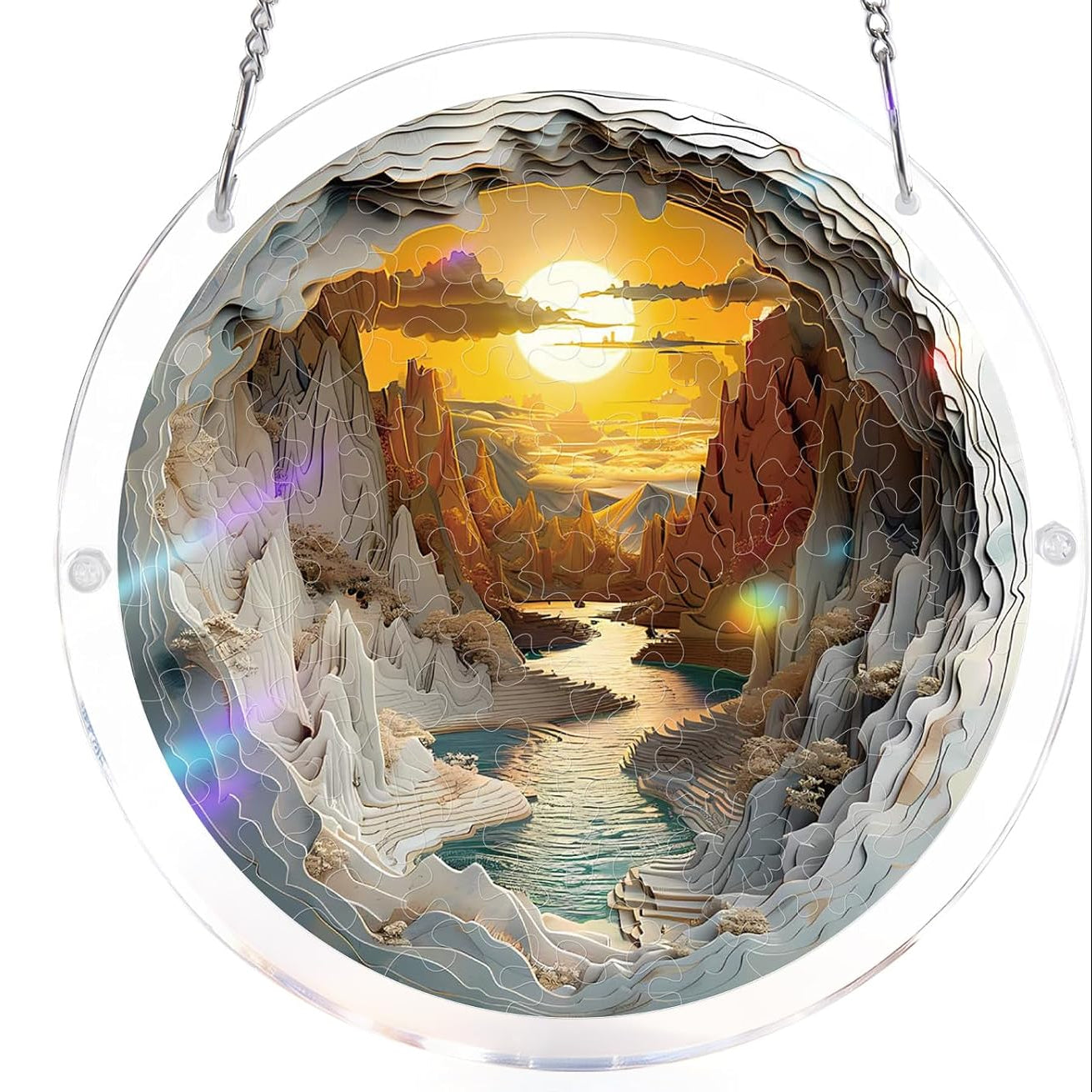 Buy 2 Get Free 1-Colorful Birds of Spring Sun Catchers Window
