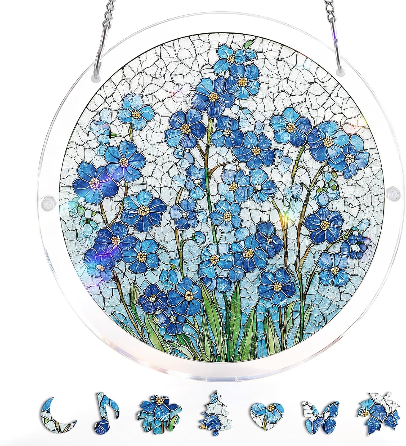 Buy 2 Get Free 1-Colorful Birds of Spring Sun Catchers Window