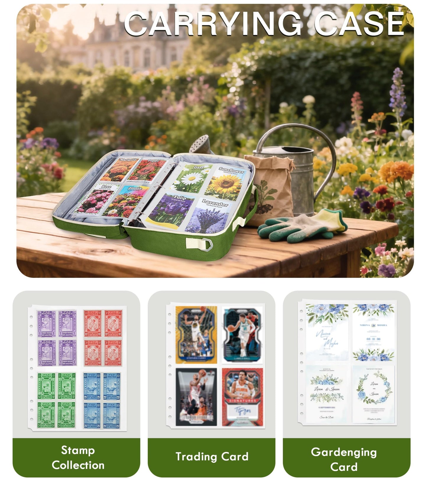 Seed Storage Organizer Binder