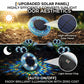Waterproof Outdoor Glass LED Mosaic Solar Disk Light