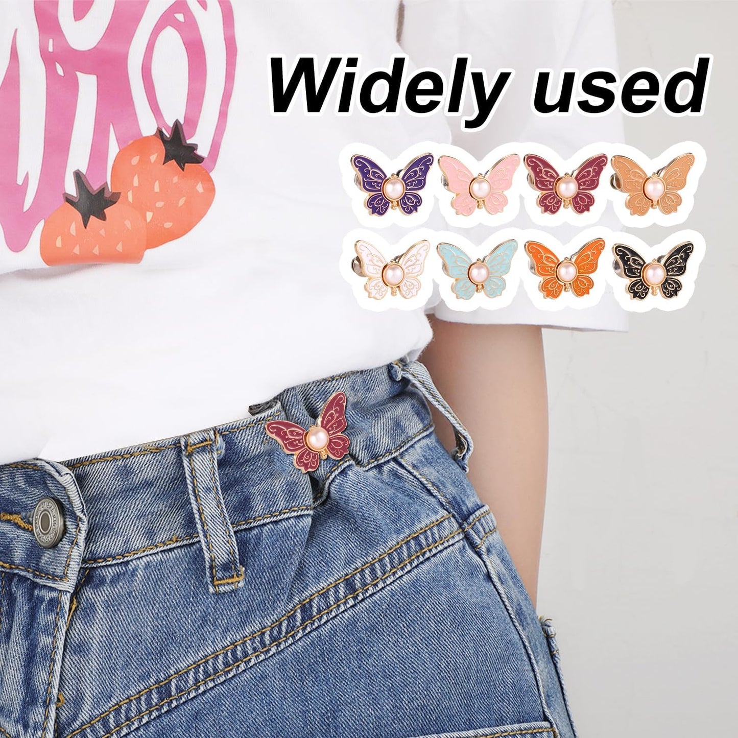 8pcs Butterfly Pants Waist Tightener