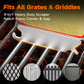 Bristle Free Grill Brush Replaceable Head for Outdoor Grill Cleaning