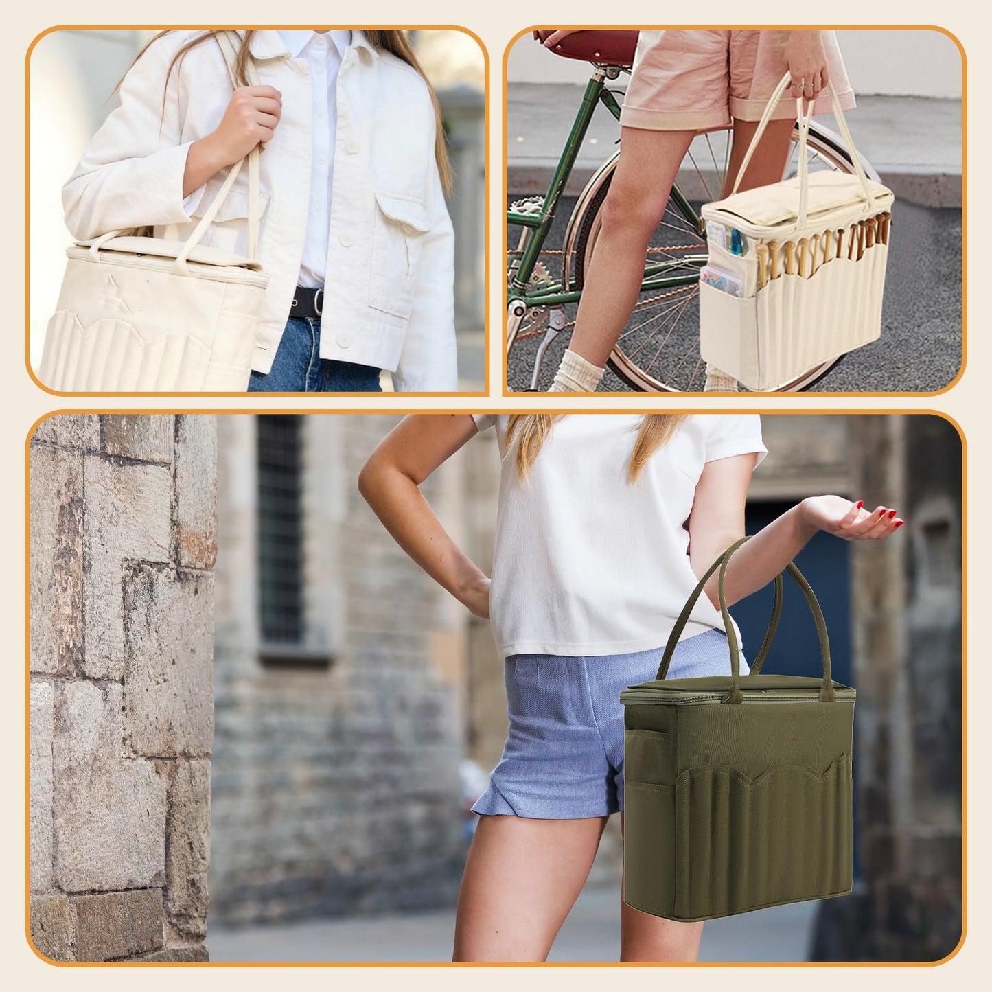 Knitting Bag for Crochet Lovers
