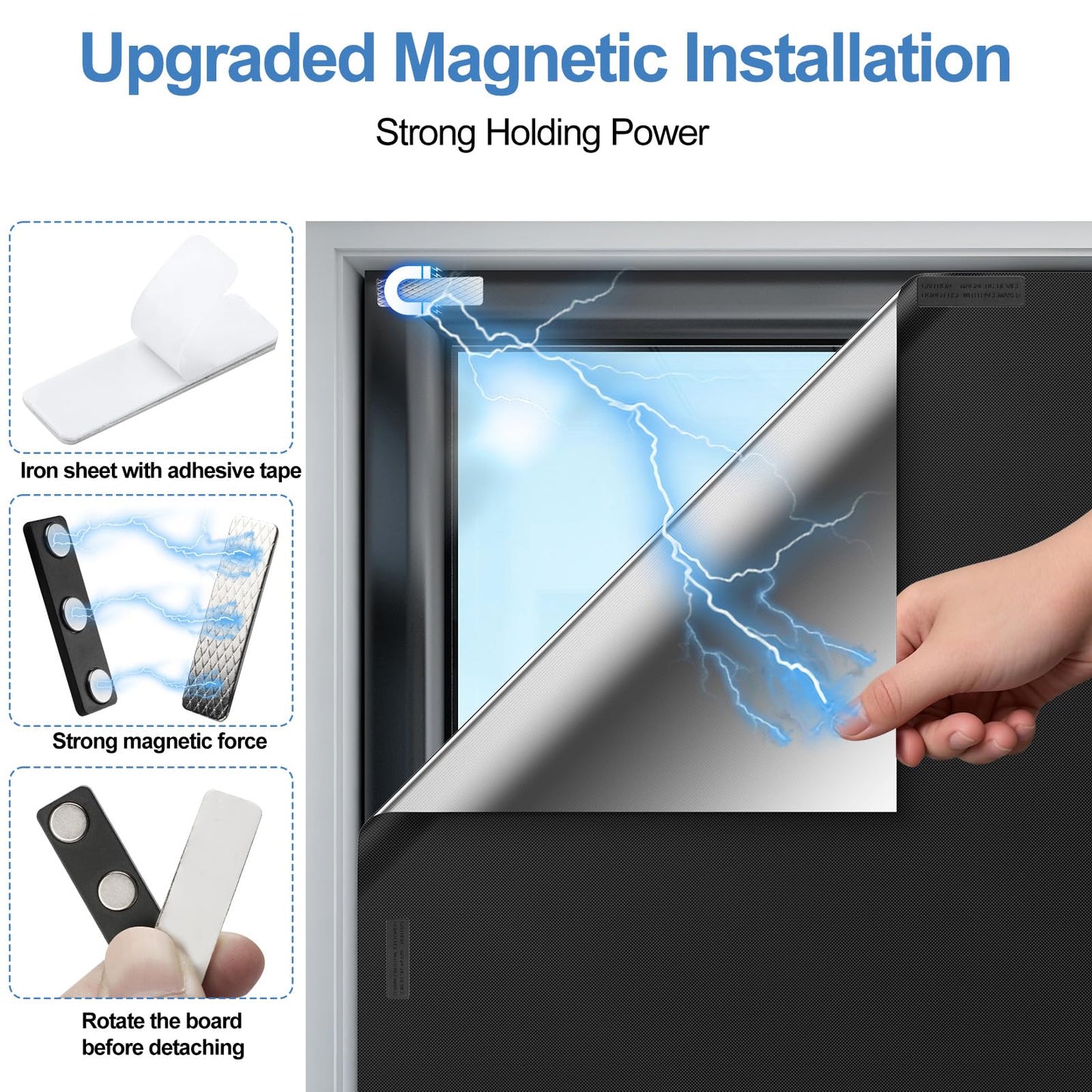 Magnetic Black Out Window Cover