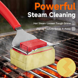 Bristle Free Grill Brush Replaceable Head for Outdoor Grill Cleaning