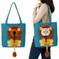 Lion Costume Portable Pet Canvas Carrier Shoulder Bag