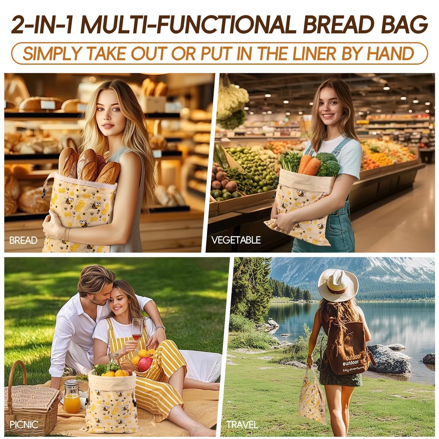Beeswax Bread Bags for Homemade Bread