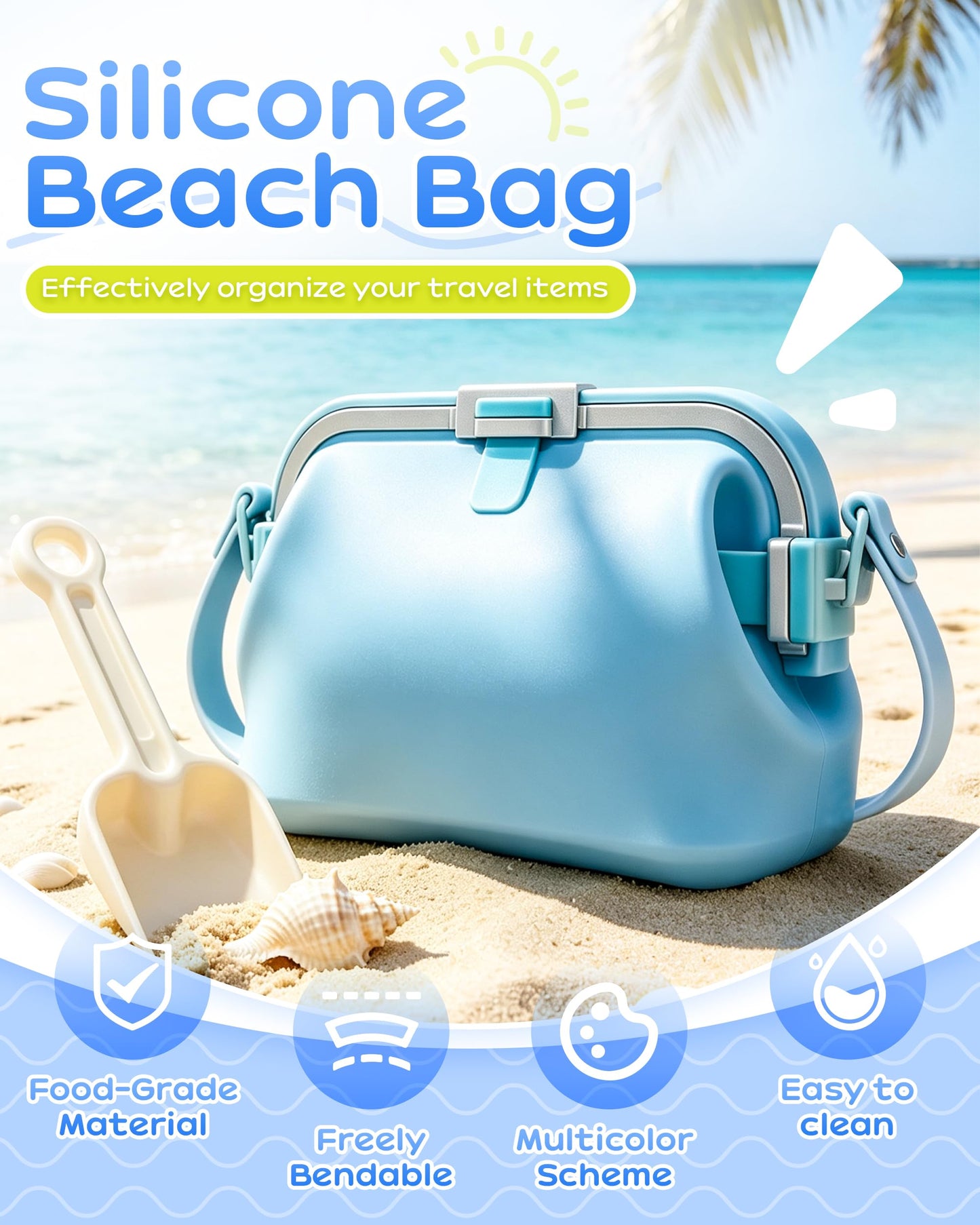 Waterproof Silicone Tote Bag