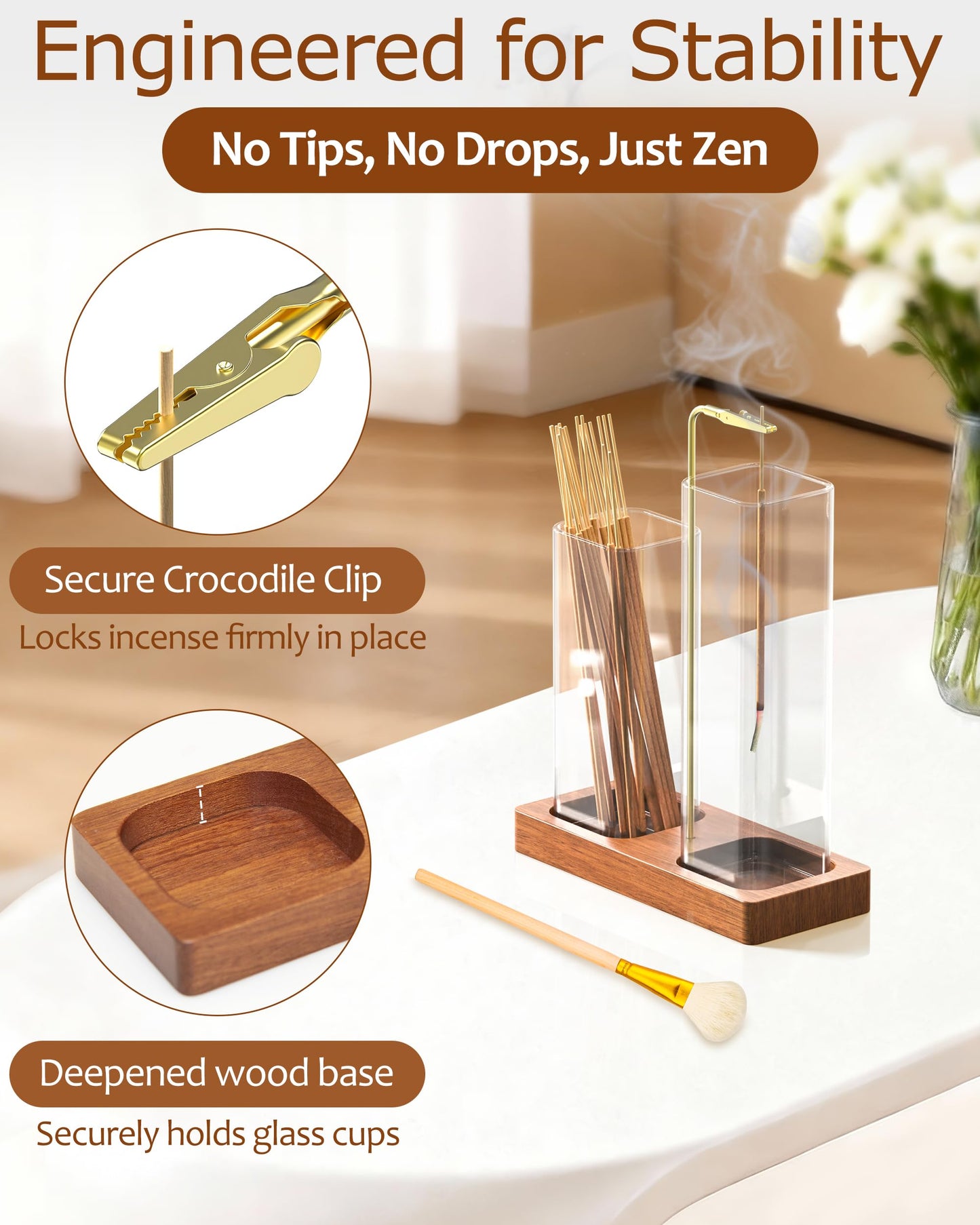2 in 1 Incense Holder for Sticks