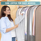 Gusseted Garment Bags for Hanging Clothes