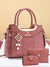3 PCS Women's Elegant Embroidered Pattern Tote Bag