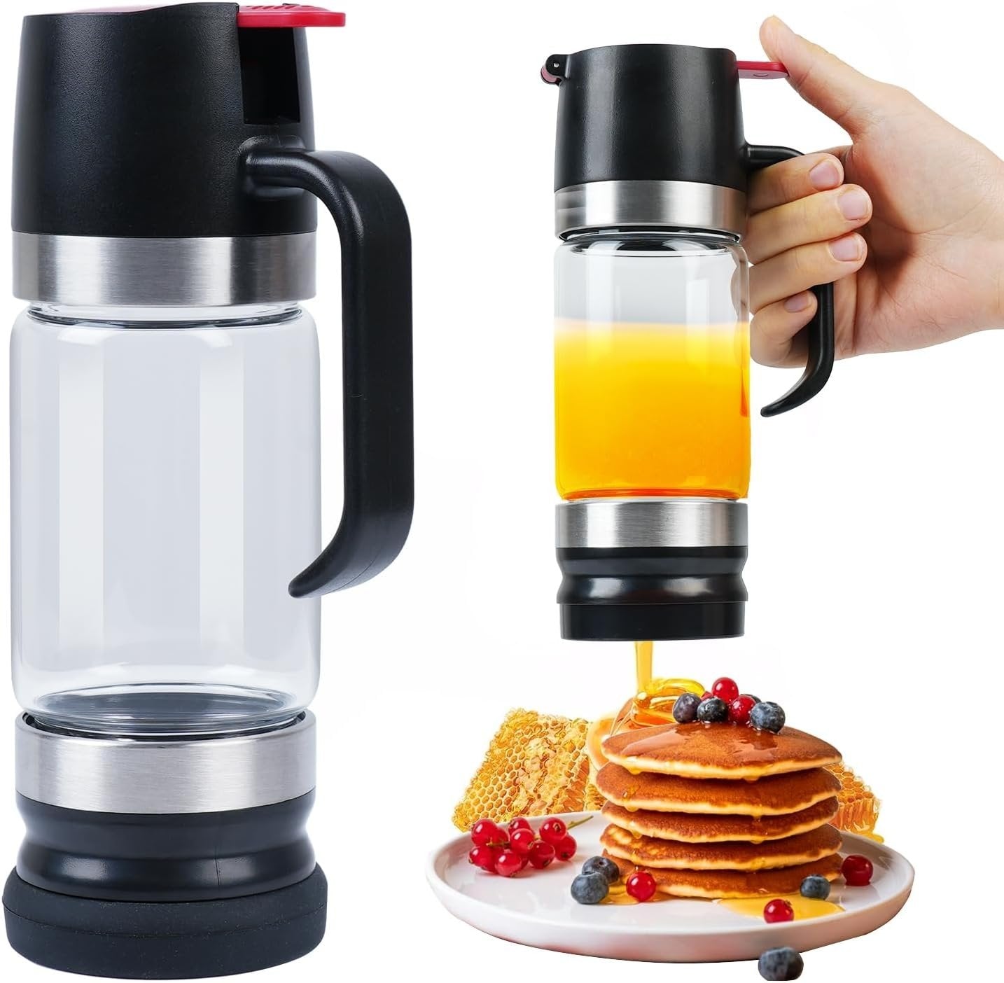 Honey Dispenser No Drip with Base