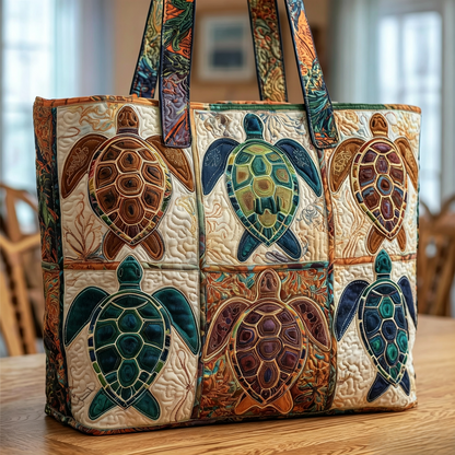 Ocean Turtle Handmade Tote Bag