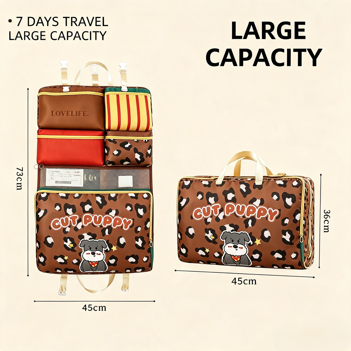 🎁Foldable Hanging Travel Organizer Bag