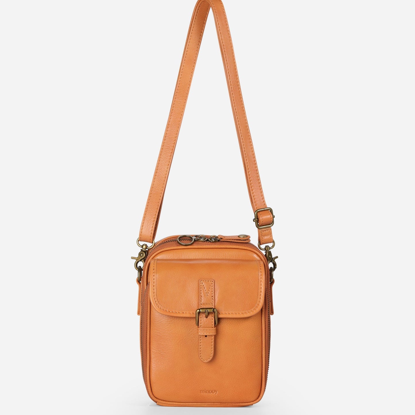 Vintage Double Layer Large Capacity Messenger Bag